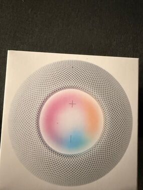 Apple HomePod mini White with Multicolor Touch Top Accent
